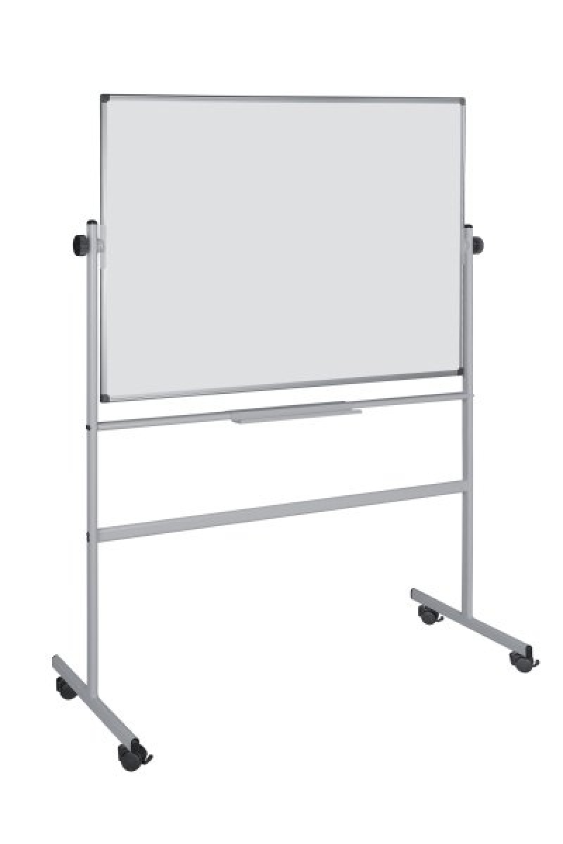 Tablica suchoś.-magn. BI-OFFICE, 150x120cm, obrotowa, mobilna, lakierowana, rama alu.