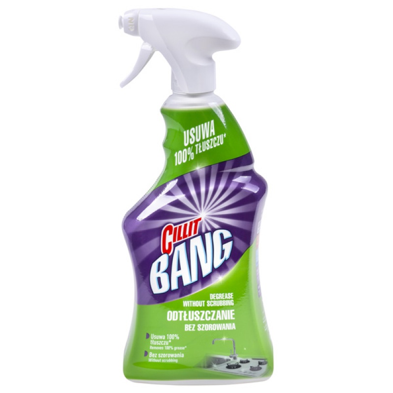 Płyn do czyszczenia w sprayu CILLIT BANG 750ml tłuszcz i smugi