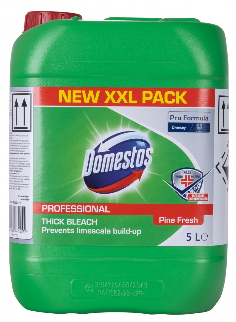 Płyn do czyszczenia toalet DOMESTOS Pine, 5l