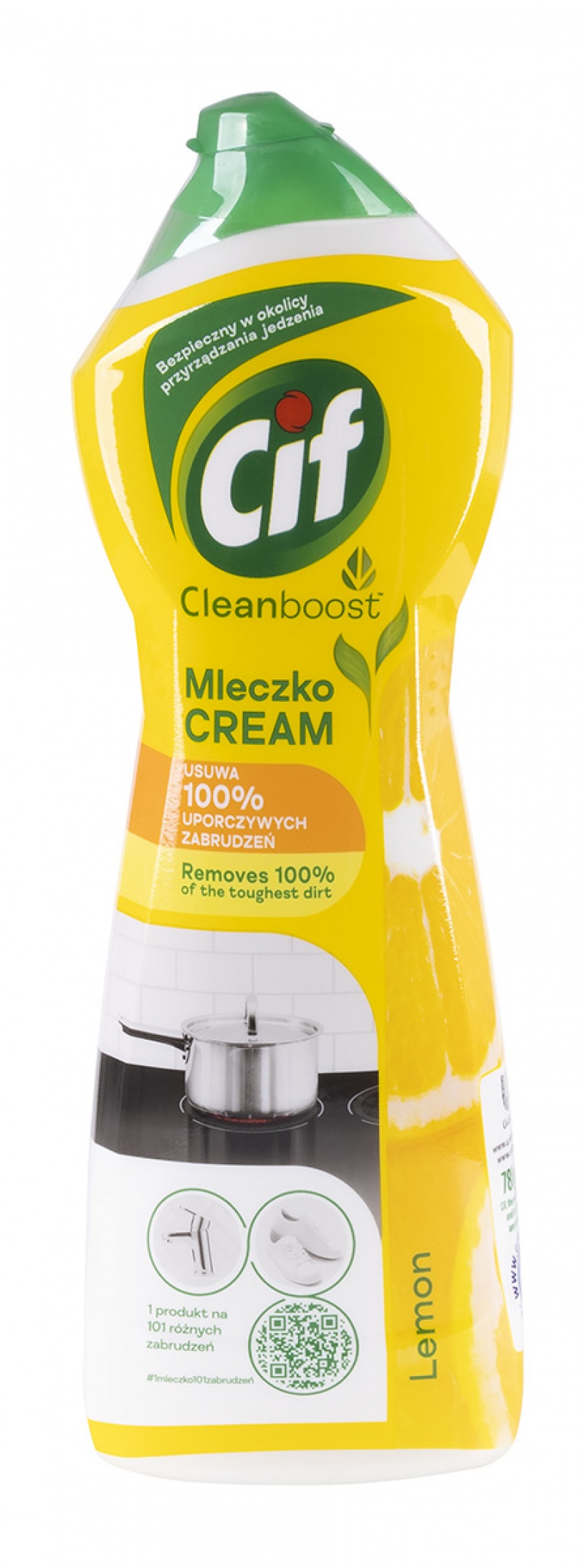 Mleczko do czyszczenia CIF Lemon, 780g
