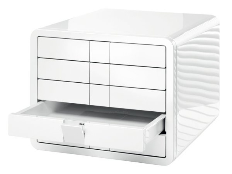 Zestaw 5 szufladek HAN iBox, ABS, A4, biały
