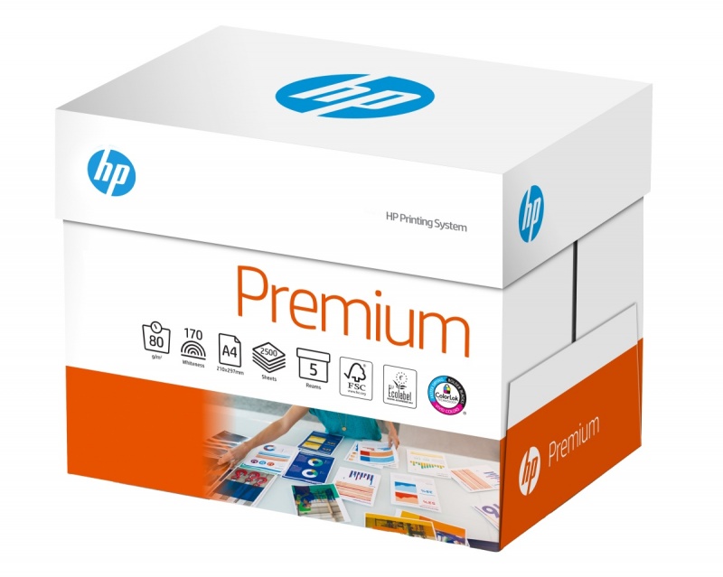 Papier ksero HP PREMIUM A4, 80gsm, 500 ark.