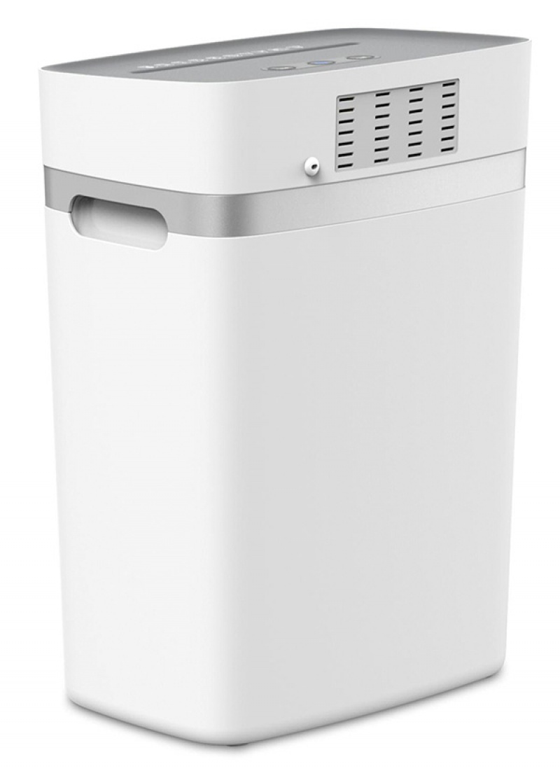 Niszczarka H P ONESHRED 12CC, ścinki, P-4, 12 kart., 23l, jasnoszara