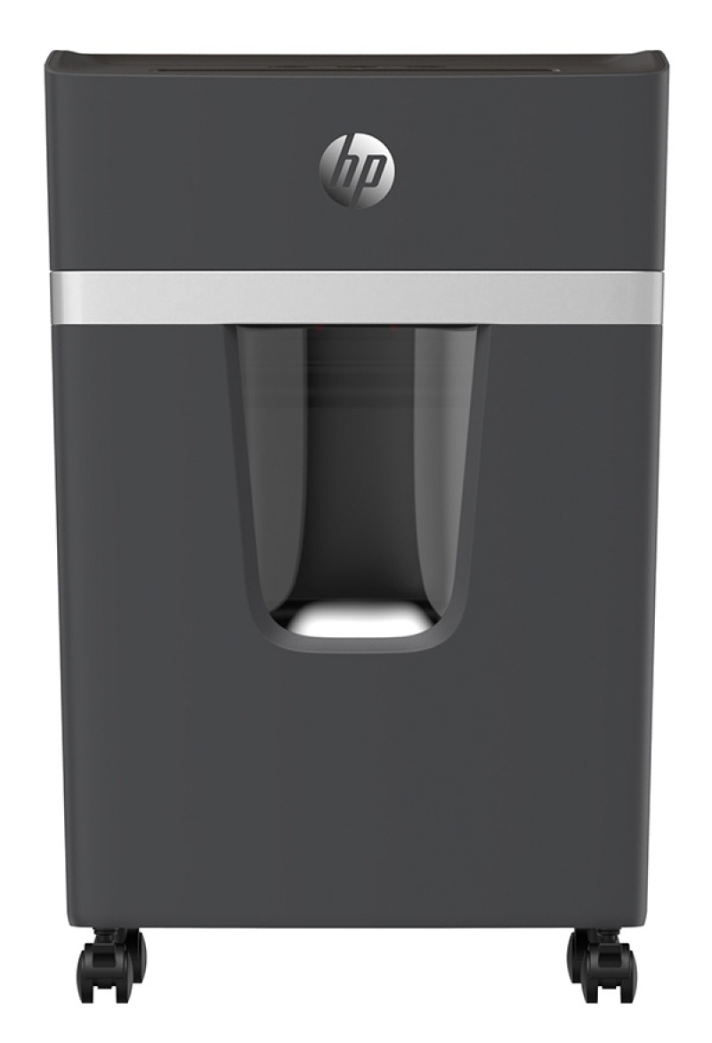 Niszczarka HP PRO SHREDDER 10MC, mikrościnki, P-5, 10 kart., 20l, ciemnoszara