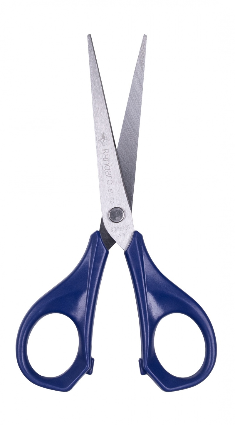 Nożyczki biurowe KANGARO, 15 cm, blister, mix kolorów