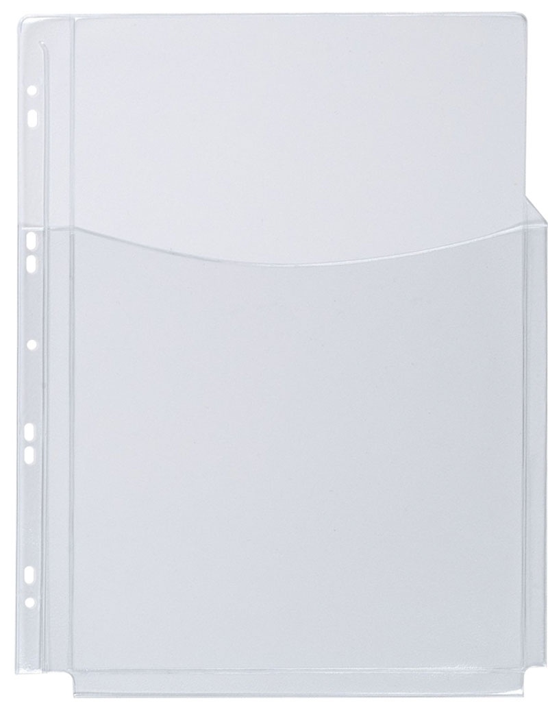 Koszulki na katalogi Q-CONNECT, PVC, 3/4A4, krystal, 180mikr., 5szt.