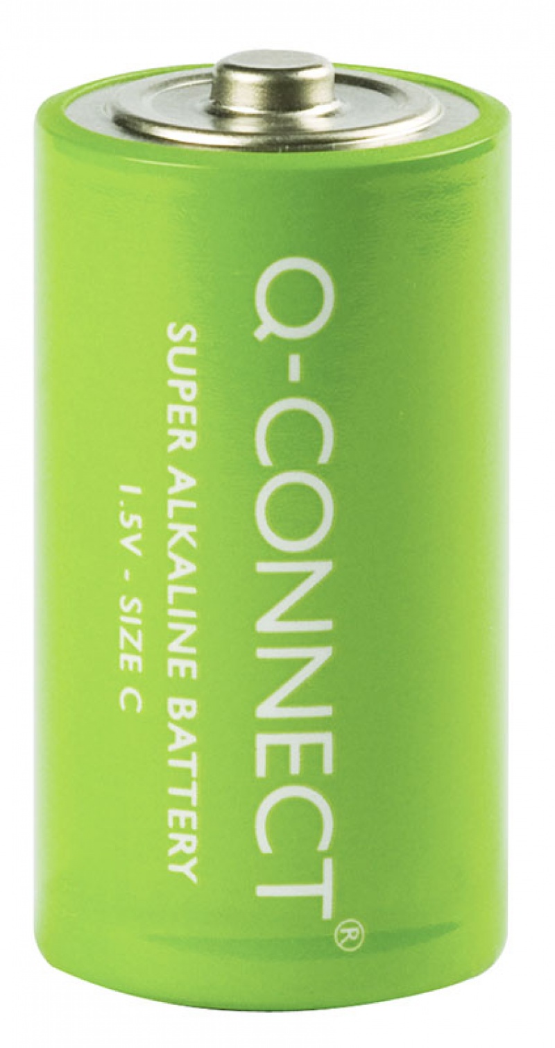 Baterie super-alkaliczne Q-CONNECT C, LR14, 1,5V, 2szt.
