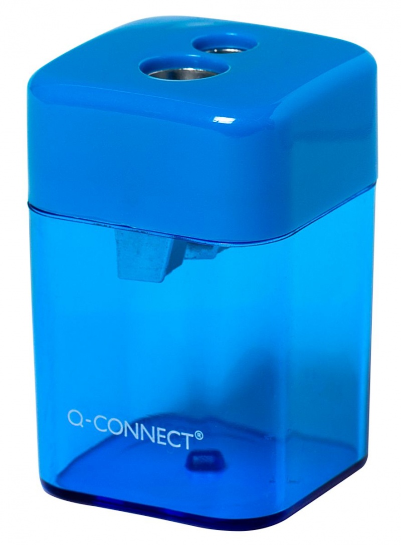 Temperówka Q-CONNECT, plastikowa, podwójna, mix kolorów