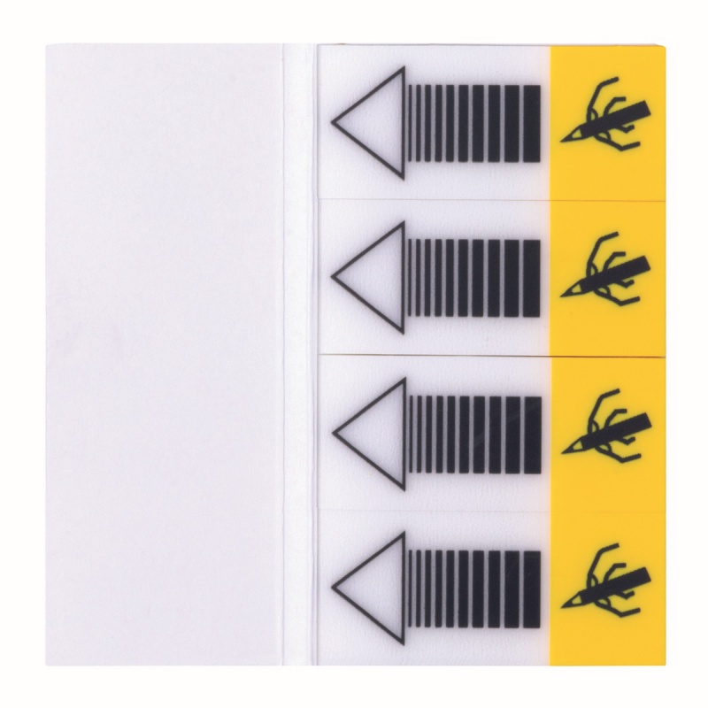 Zakładki indeksujące Q-CONNECT Sign-here, papier, 20x45mm, 4x40 kart., żółty