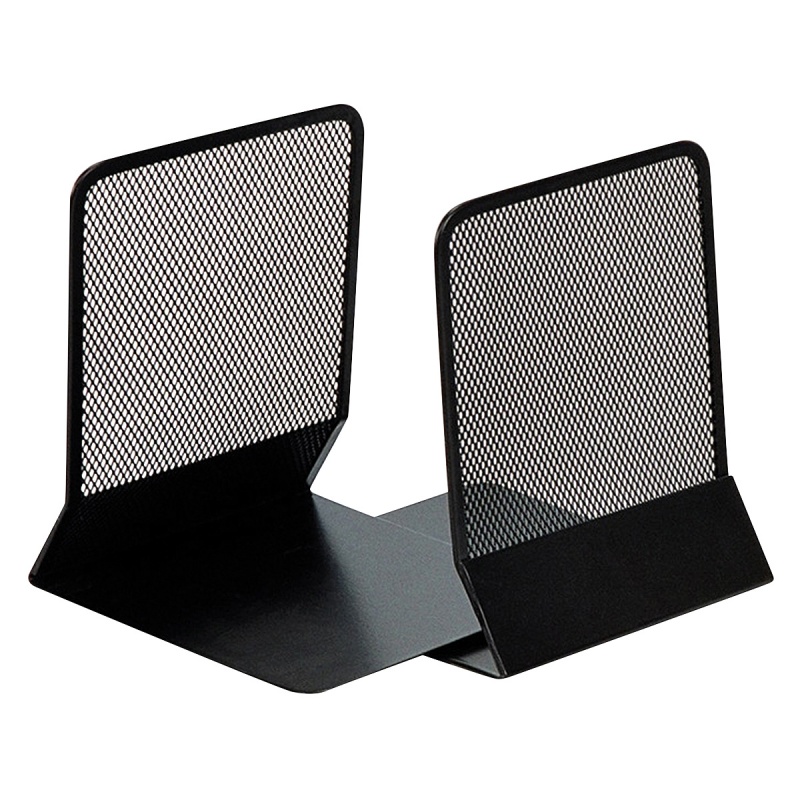 Stojak na książki Q-CONNECT Office Set, metalowy, czarny