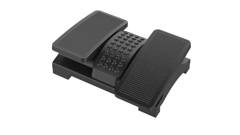 Podnóżek Q-CONNECT, 430x320mm, z oddzielnymi platformami na nogi, czarny q-connect_ergonomia