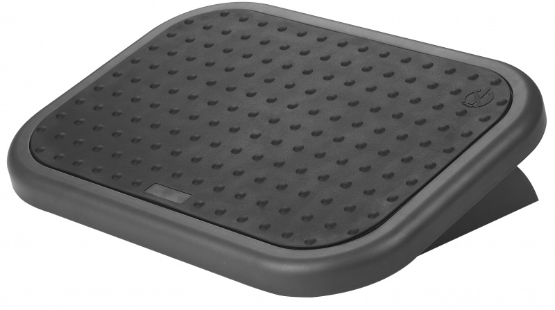 Podnóżek Q-CONNECT, 450x330mm, z gumową matą, czarny q-connect_ergonomia