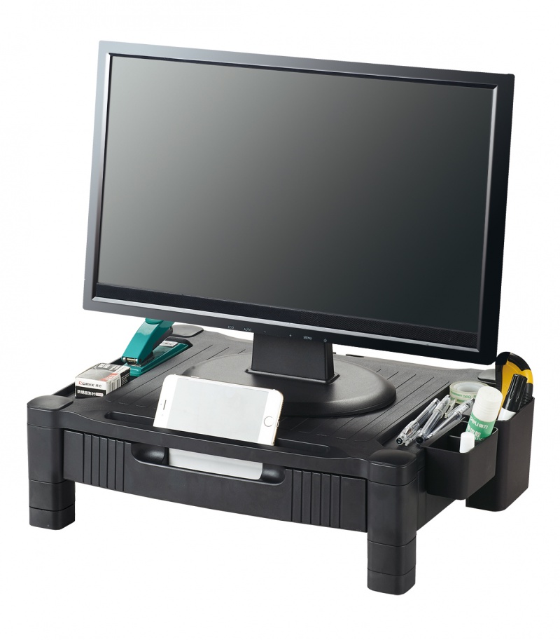 Podstawka pod monitor Q-Connect, 43,4x33,6cm, z regulacją wysokości, czarna q-connect_ergonomia