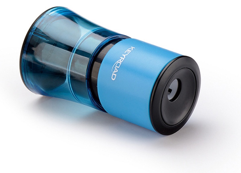 Temperówka KEYROAD Sand Clock, plastikowa, podwójna, z pojemnikiem, pakowane na displayu, mix kolorów