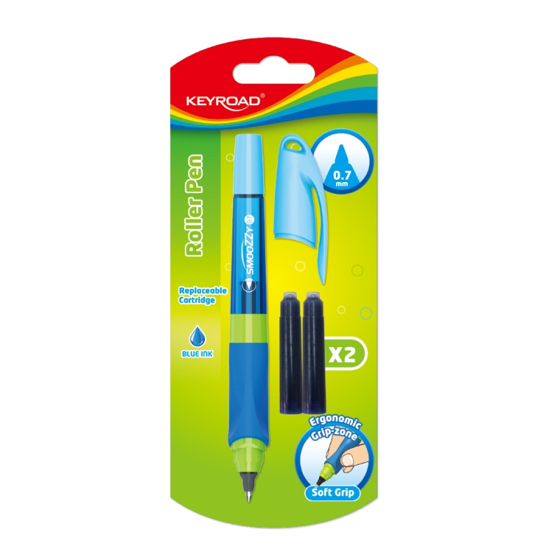 Pióro kulkowe KEYROAD Easy Writer, 0,7mm, blister, mix kolorów
