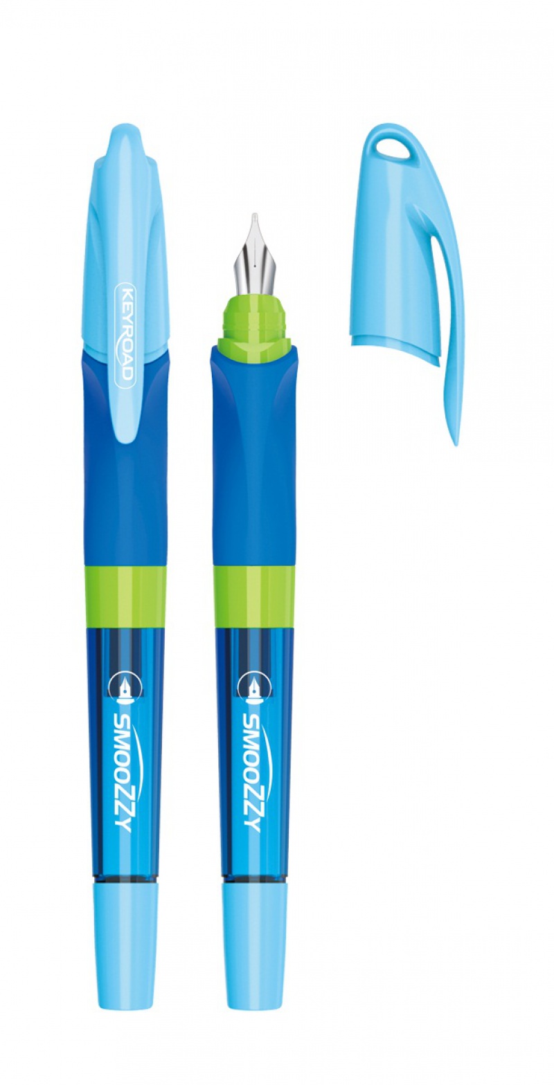 Pióro wieczne KEYROAD Easy Writer, M, blister, mix kolorów