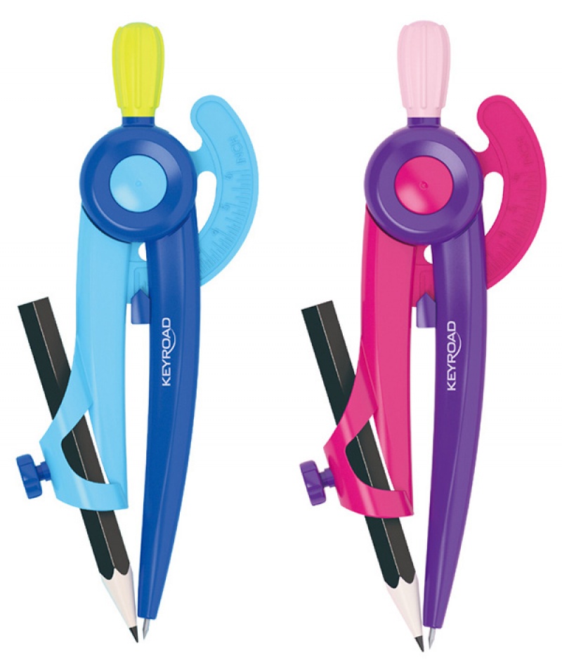 Zestaw geometryczny KEYROAD, duży, zawieszka, mix kolorów