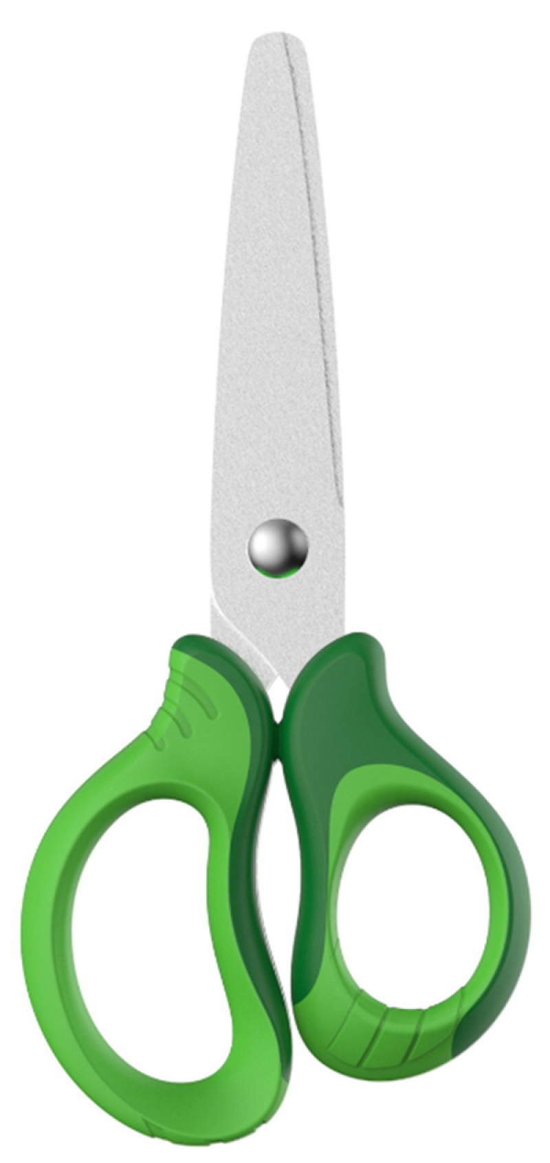 Nożyczki szkolne KEYROAD, 12cm, miękkie, pakowane na displayu, mix kolorów