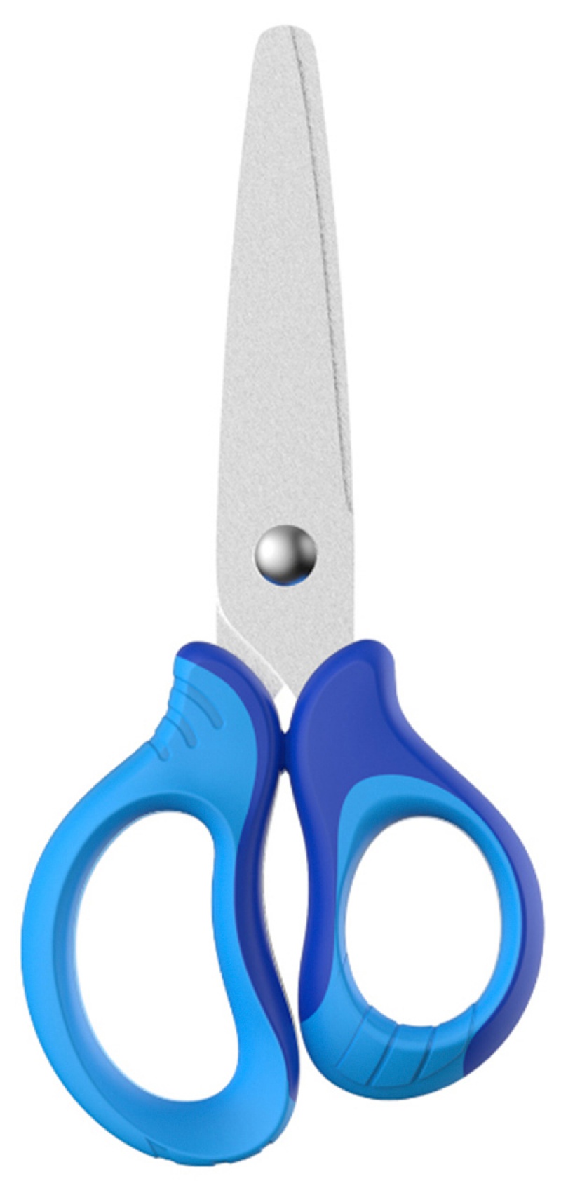 Nożyczki szkolne KEYROAD, 12cm, miękkie, pakowane na displayu, mix kolorów