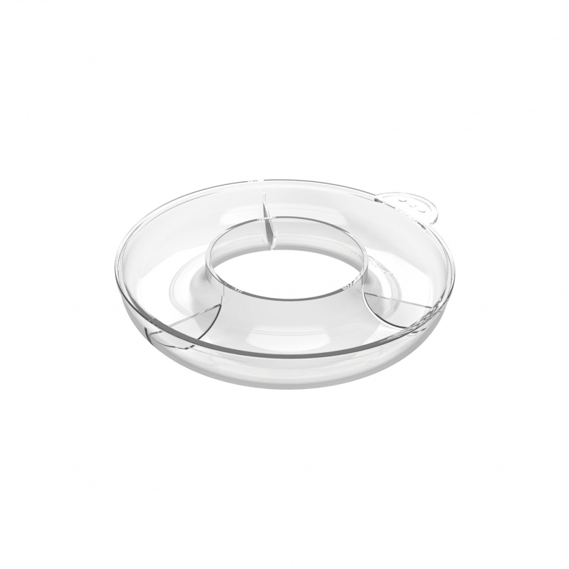 Kubeczek na wodę do malowania KEYROAD, ze spodkiem, pudełko, niebieski