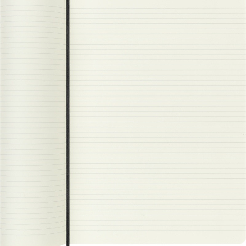 Notes MOLESKINE Classic A4 (21x29,7 cm) w linie, miękka oprawa, 192 strony, czarny