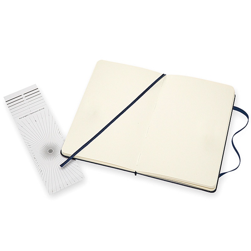 Szkicownik MOLESKINE M (11,5x18 cm), twarda oprawa, 88 stron, szafirowy