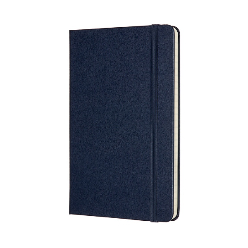 Notes MOLESKINE Classic M (11,5x18 cm) w linie, twarda oprawa, sapphire blue, 208 stron, niebieski
