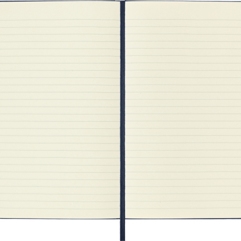 Notes MOLESKINE Classic M (11,5x18 cm) w linie, twarda oprawa, sapphire blue, 208 stron, niebieski