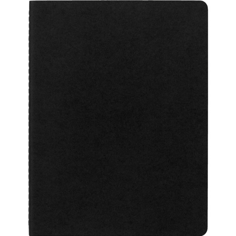 Zestaw 3 Zeszytów MOLESKINE Cahier Journals XL (19x25cm) w linie, 120 stron, czarny