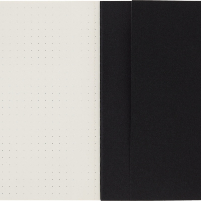 Zestaw 3 Zeszytów MOLESKINE Cahier Journals P (9x14cm) w kropki, 64 strony, czarny