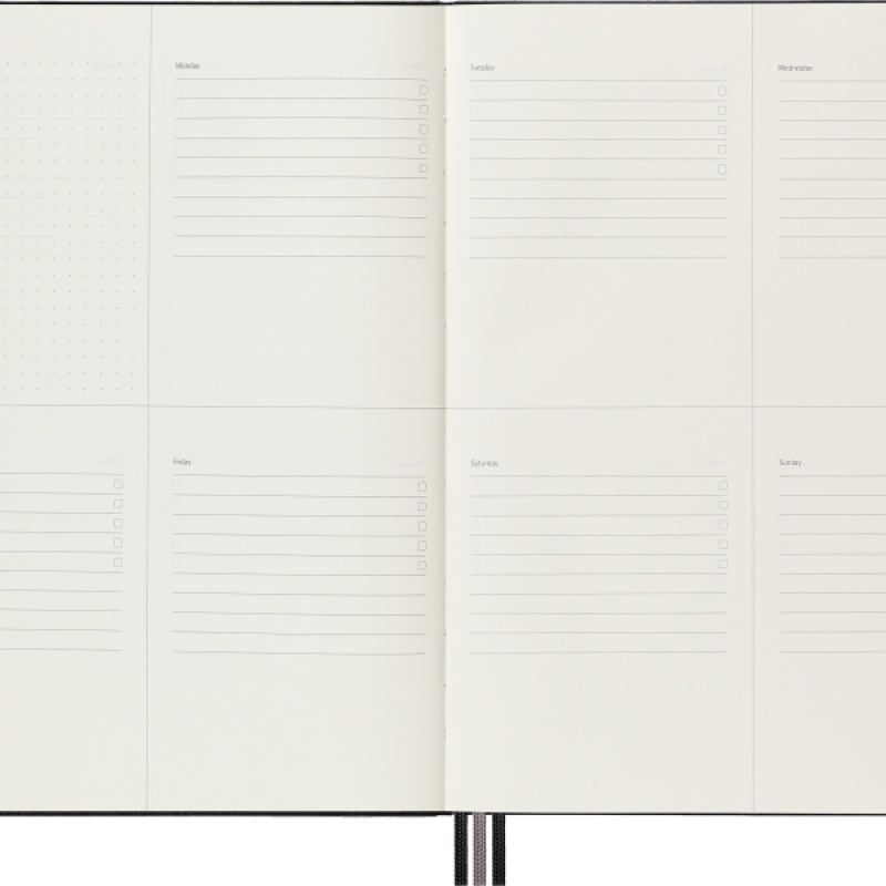 Notes MOLESKINE PRO Project Planner XL (19x25 cm) twarda oprawa, czarny