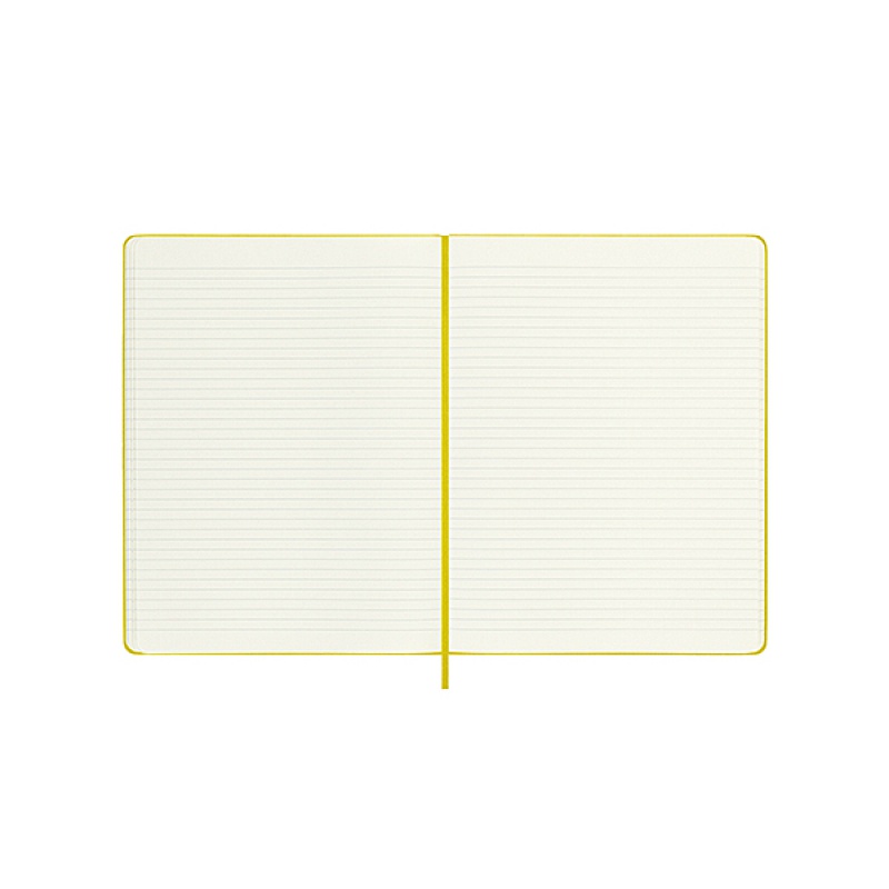 Notes MOLESKINE Classic XL (19x25 cm), linie, twarda, hay yellow, 192 strony, żółty