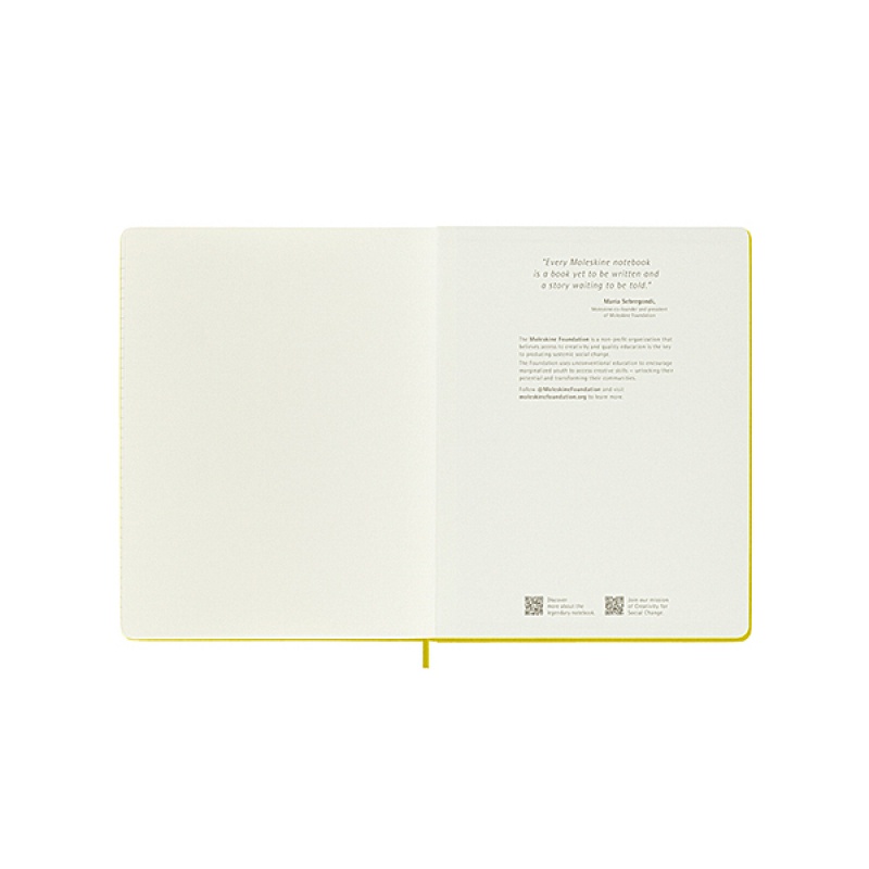 Notes MOLESKINE Classic XL (19x25 cm), linie, twarda, hay yellow, 192 strony, żółty