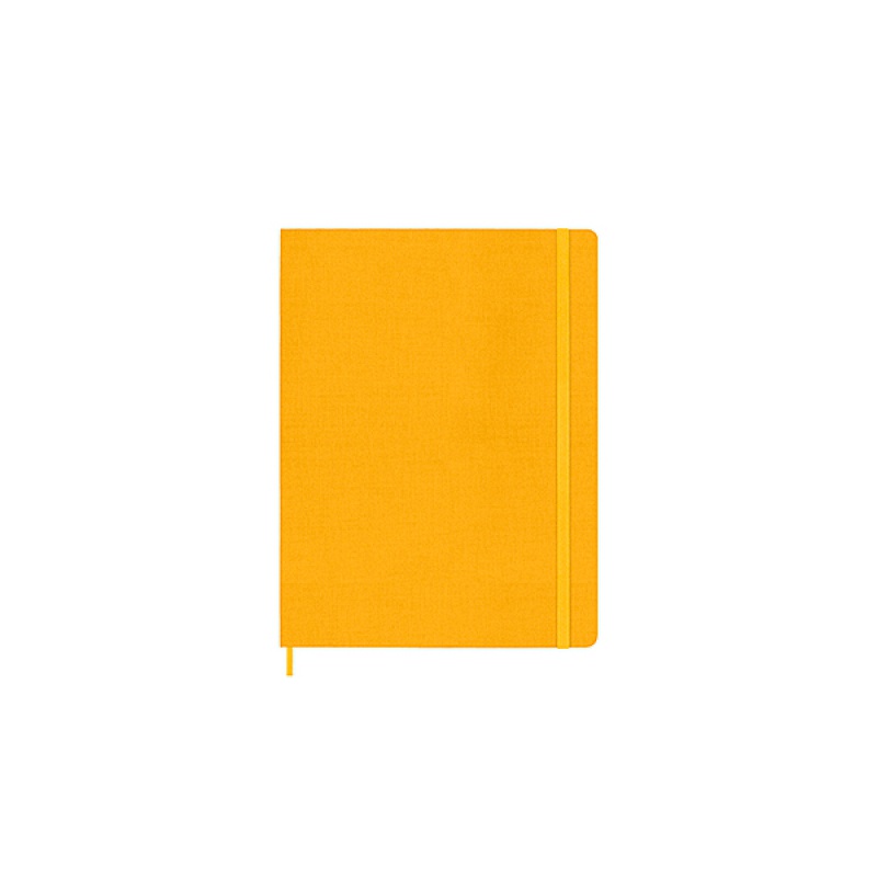Notes MOLESKINE Classic XL (19x25 cm), linie, twarda, orange yellow, 192 strony, pomarańczowy