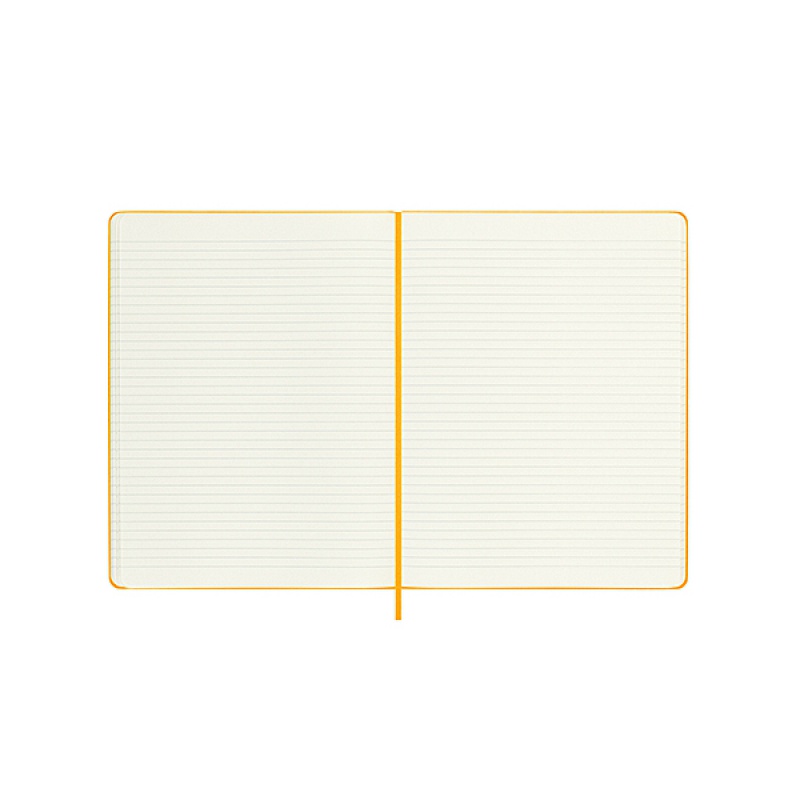 Notes MOLESKINE Classic XL (19x25 cm), linie, twarda, orange yellow, 192 strony, pomarańczowy