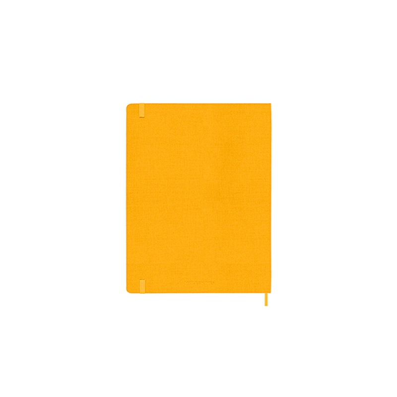 Notes MOLESKINE Classic XL (19x25 cm), linie, twarda, orange yellow, 192 strony, pomarańczowy