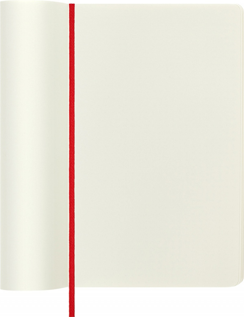 Notes MOLESKINE Classic L, 13x21cm, gładki, miękka oprawa, 192 strony, czerwony