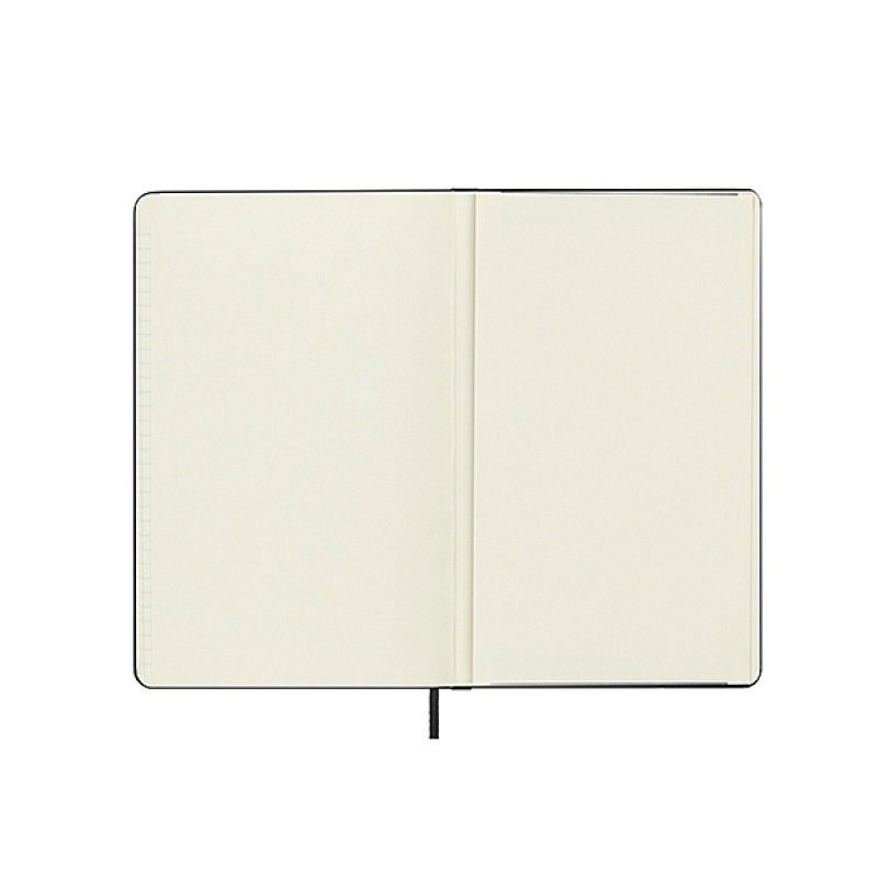 Zestaw KAWECO X MOLESKINE, pióro kulkowe + notes L (13x21cm), w linie, czarny