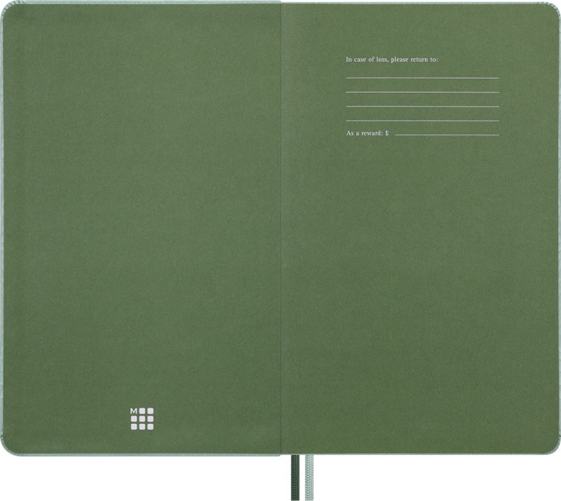 Notes MOLESKINE Snake 2025, L, synt. skóra węża, w linie, 13x21 cm, w pudełku, zielony