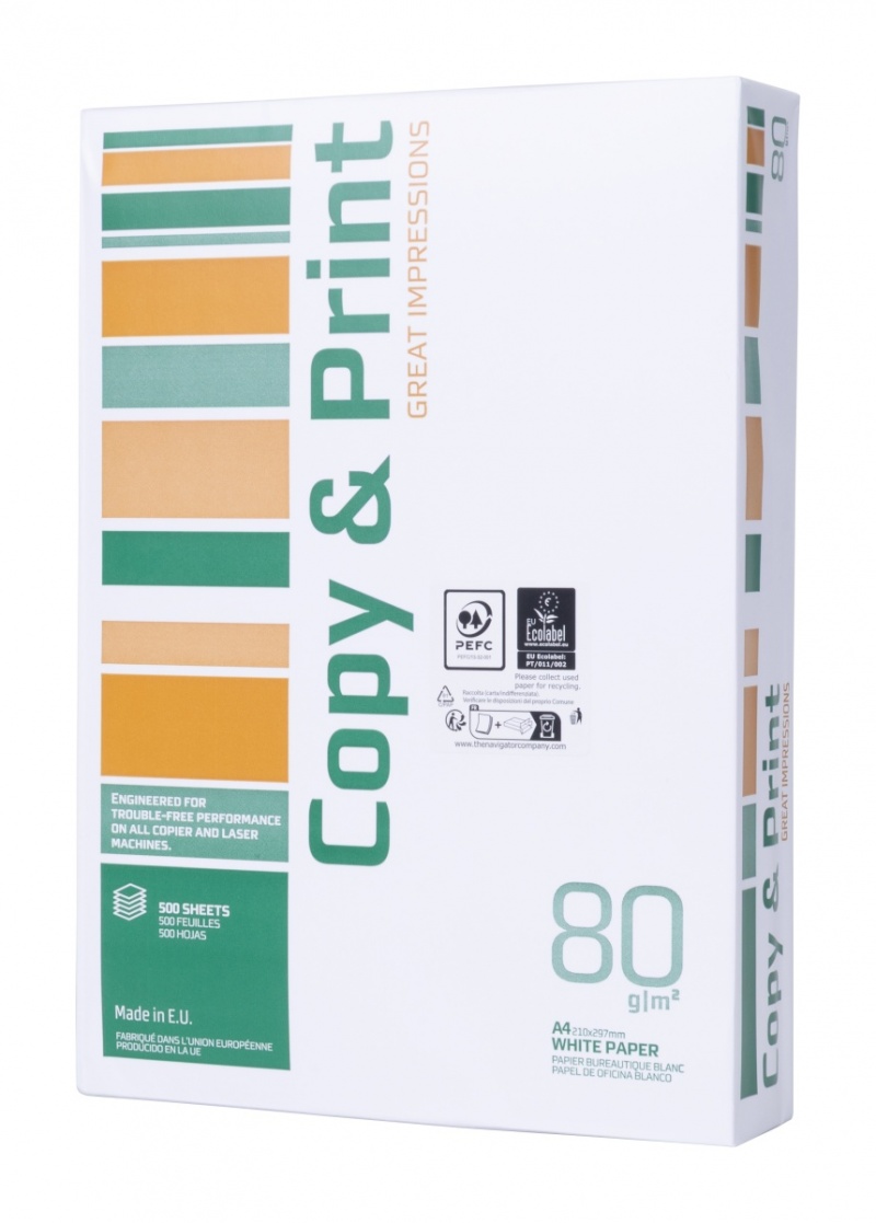 Papier ksero COPY&PRINT, A4, klasa C, 80gsm, 500 ark.