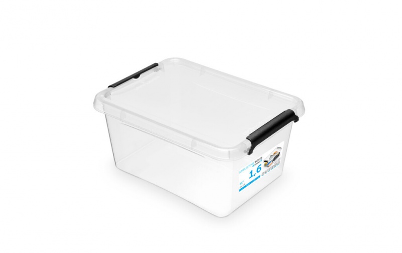 Pojemnik ORPLAST Simple Box, 1,6L (150 x 85 x 195 mm), transparentny