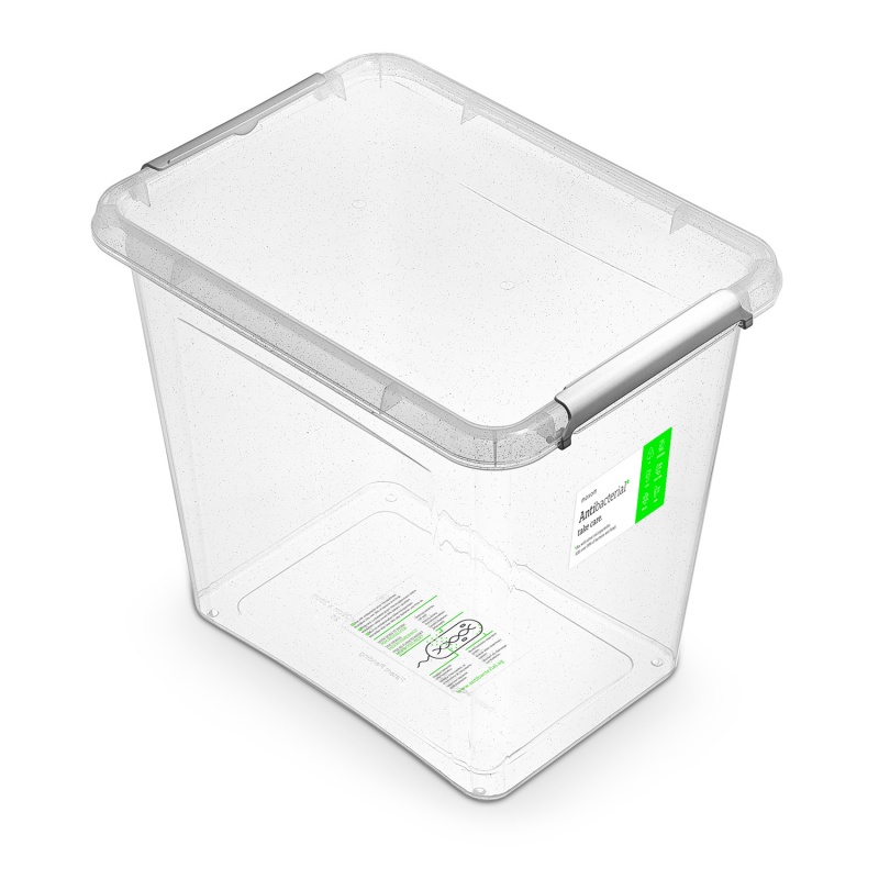 Pojemnik do przechowywania ORPLAST, Solidstore box, 30l, szary