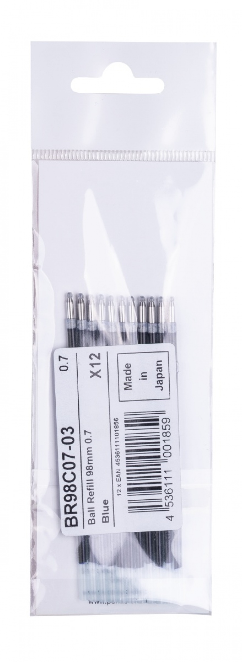 Wkład do długopisu PENAC Sleek Touch, Side101, Pepe, RBR, RB085, CCH3 0,7mm, niebieski