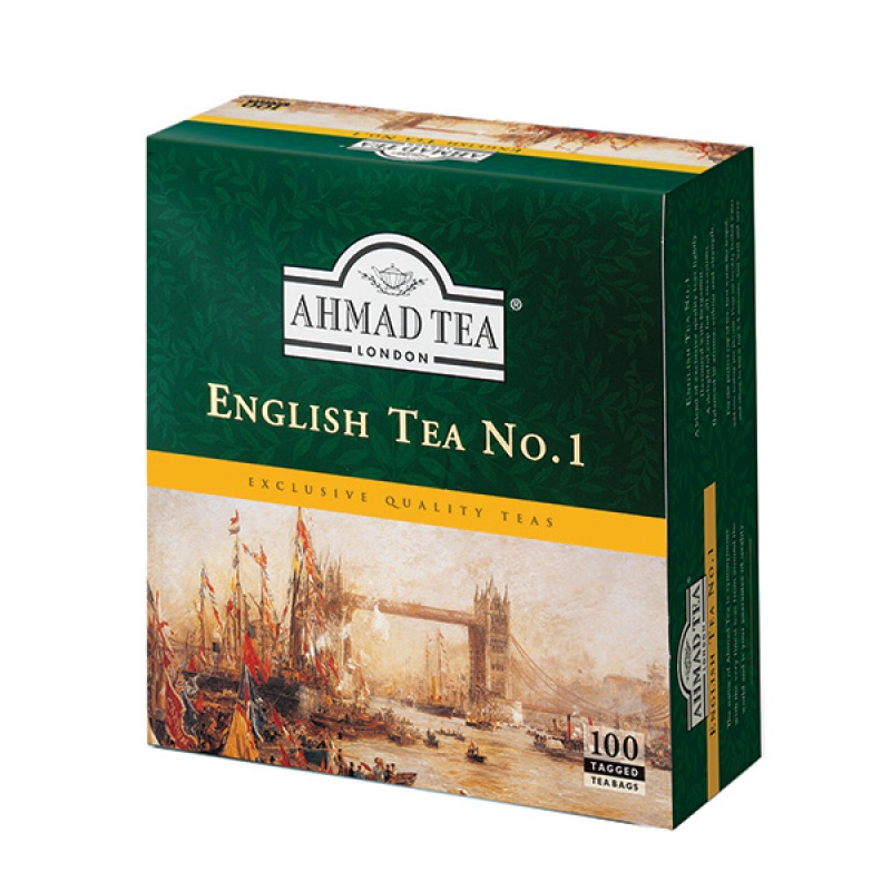 Herbata AHMAD English Tea no1, 100 torebek z zawieszkami