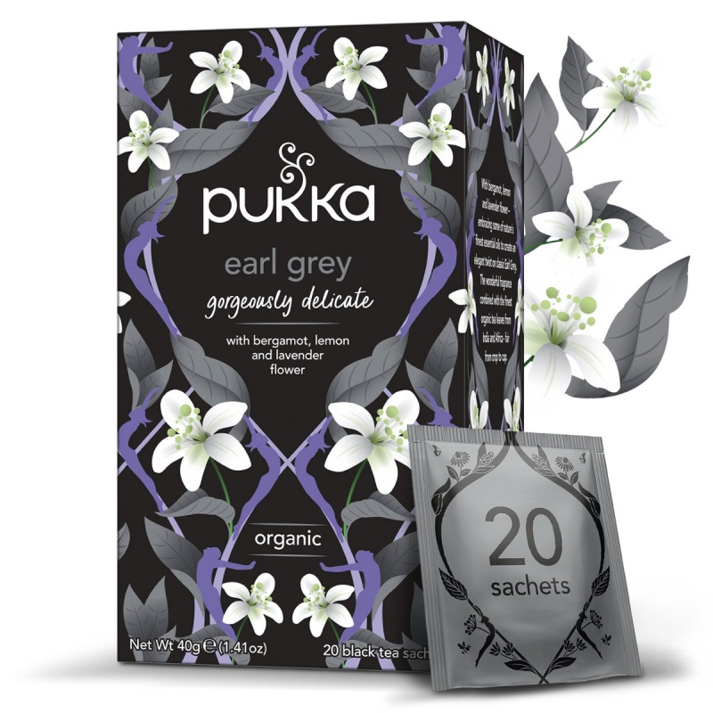 Herbata PUKKA Gorgeous Earl Grey, 20 kopert