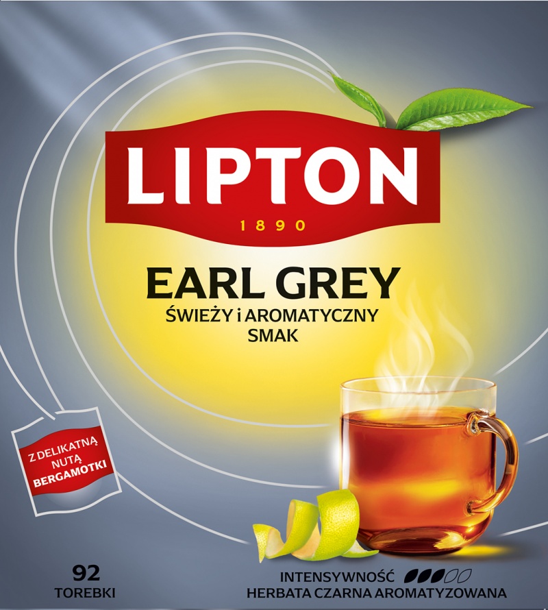 HERBATA LIPTON EARL GREY, 92 TOREBKI