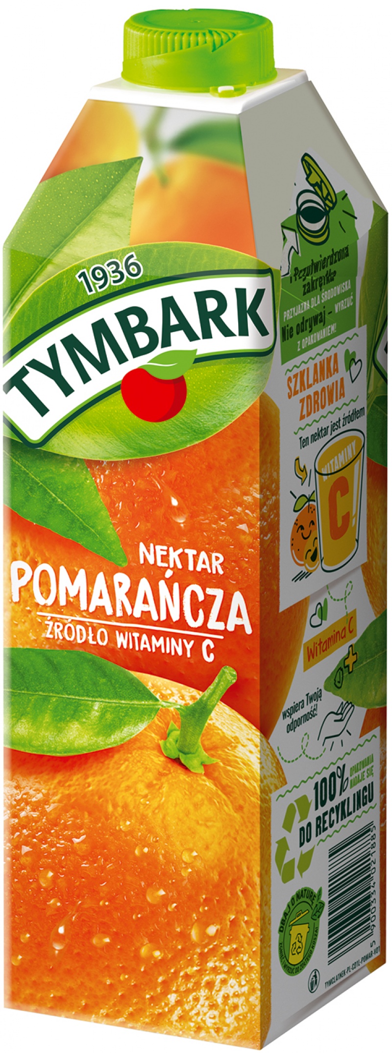 Nektar TYMBARK, 1l, pomarańczowy
