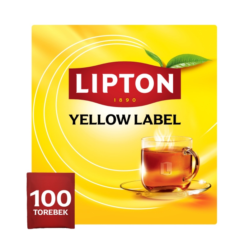 Herbata LIPTON Yellow Label, 100 torebek