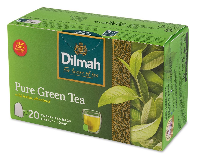 Herbata DILMAH, zielona, 20 torebek
