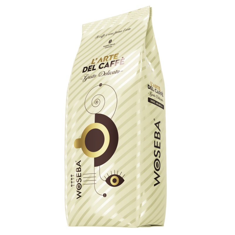 Kawa WOSEBA L’arte del caffe, Gusto Delicato, ziarnista, 500g